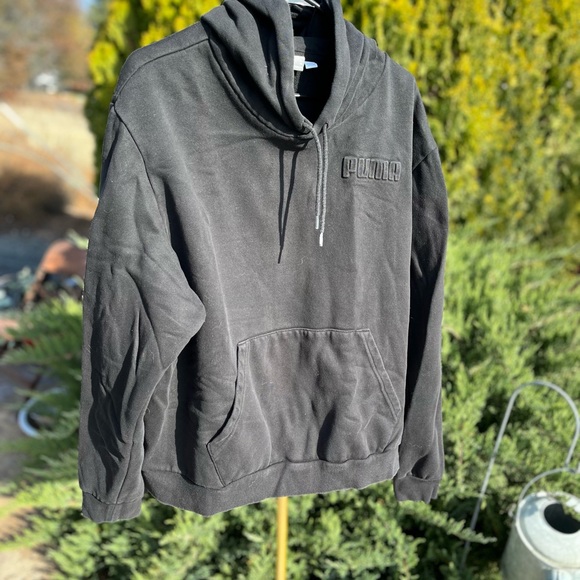 Mens Xxl Puma Black Drawstring Hoodie great condition - Picture 2 of 7